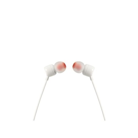 Słuchawki JBL T110 (biały, z mikrofonem) JBL