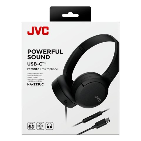 Słuchawki JVC HA-S33UCBU Czarne JVC