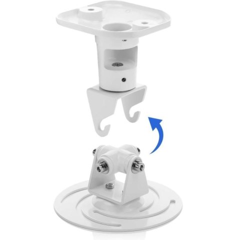 TECHLY UCHWYT DO PROJEKTORA SUFITOWY 22CM 10KG BIA TECHly