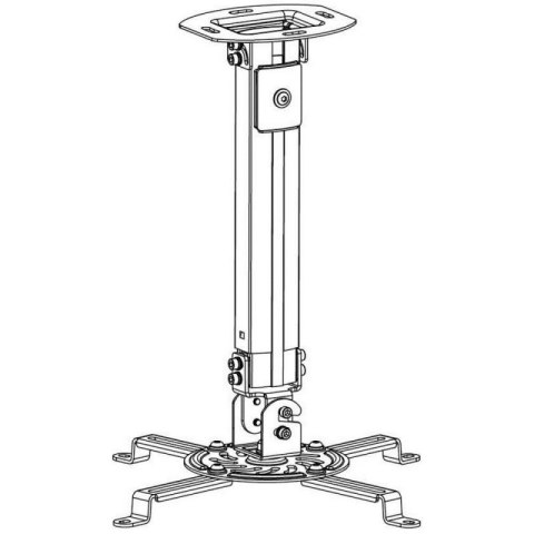 TECHLY UCHWYT SUFITOWY DO PROJEKTORA 54-90CM 13,5K TECHly