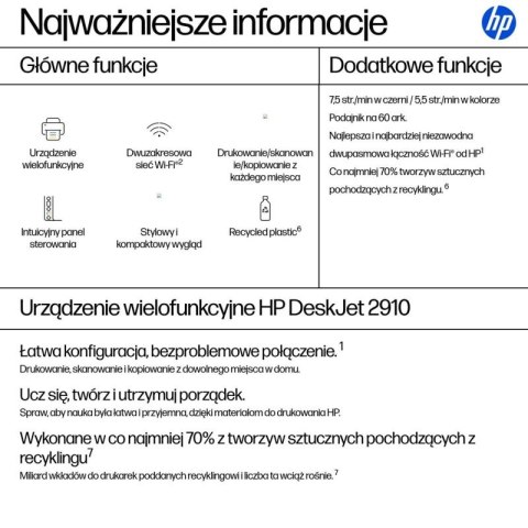 Urządzenie wielofunkcyjne HP DeskJet 2910 Hewlett-Packard