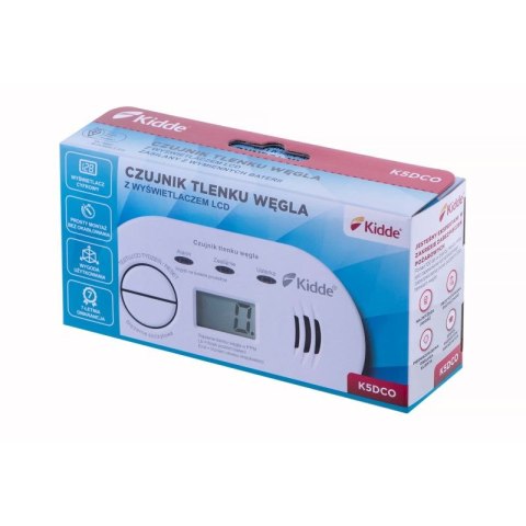 Czujnik tlenku węgla (czadu) LCD K5DCO Kidde Kidde