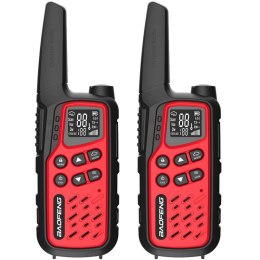 Krótkofalówka Baofeng BF-T25E czerwona, 2 sztuki BAOFENG