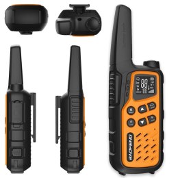 Krótkofalówka Baofeng BF-T25E pomarańczowa, 2 sztuki BAOFENG