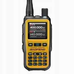 Krótkofalówka Baofeng UV-5R EU MINI USB-C Bluetooth VHF UHF Pasmo Lotnicze Orange (antena 15cm) BAOFENG