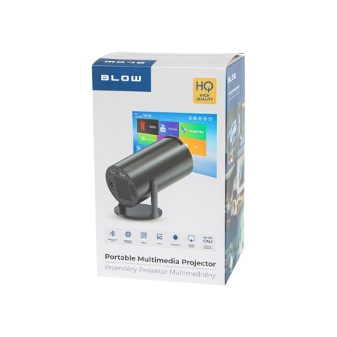 BLOW PROJEKTOR PRZENOŚNY ANDROIDTV HD CINEMA BLACK BLOW