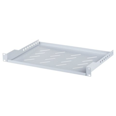 LANBERG PÓŁKA DO SZAF 19" 600MM (1U, 483X330MM) SZARA AK-1004-S Lanberg