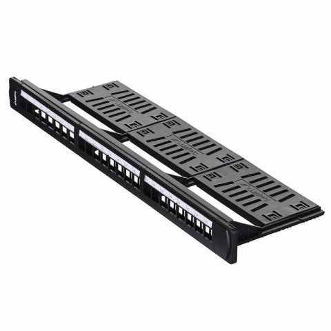 Patch panel Lanberg PPKS-1124-B (1U; 19") Lanberg