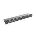 Patch panel Lanberg PPS5-1024-B (1U; kat. 5e; 24xRJ-45) Lanberg