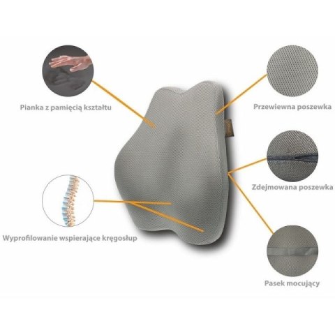 Poduszka lędźwiowa- Shape&Rest memory lumbar pillo MDH