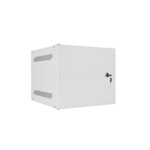 LANBERG SZAFA WISZĄCA RACK 10" 4U 280X310 SZARA, DRZWI METALOWE (FLAT PACK) WF10-2304-00S Lanberg