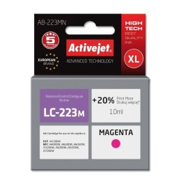 Activejet AB-223MN Tusz (zamiennik Brother LC223M; Supreme; 10 ml; czerwony) Activejet