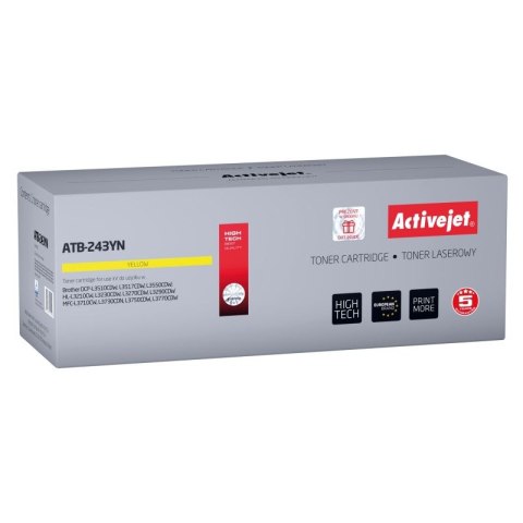 Activejet ATB-243YN Toner (zamiennik Brother TN-243Y; Supreme; 1000 stron; Żółty) Activejet