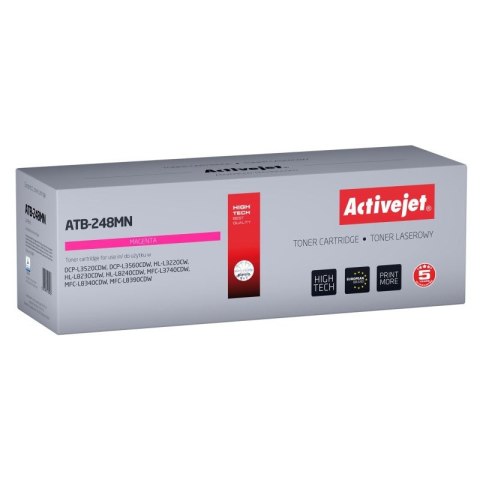 Activejet ATB-248MN Toner (zamiennik Brother TN248M; Supreme; 1000 stron; czerwony) Activejet