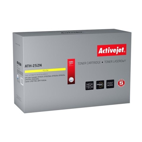Activejet ATH-252N Toner (zamiennik HP 504A CE252A, Canon CRG-723Y; Supreme; 7000 stron; żółty) Activejet