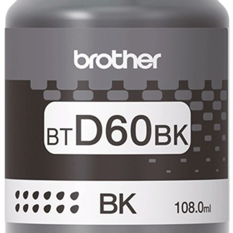 Tusz Brother czarny BTD60BK=BTD-60BK, 6500 str.,108 ml Brother