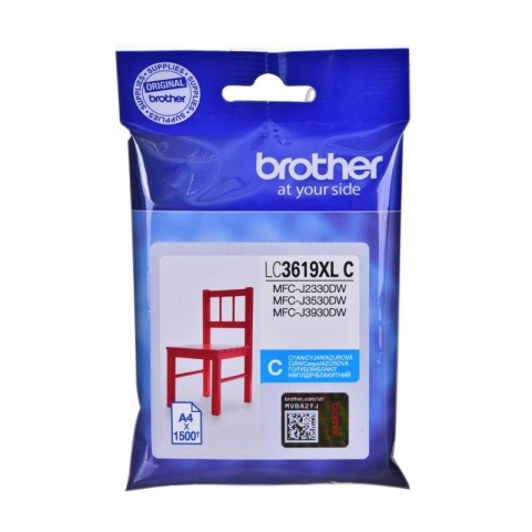 Tusz Brother niebieski LC3619XLC=LC-3619XLC, 1500 str. Brother