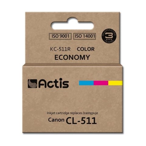Actis KC-511R Tusz (zamiennik Canon CL-511; Standard; 12 ml; kolor) ACTIS