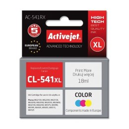 Activejet AC-541RX Tusz (zamiennik Canon CL-541XL; Premium; 18 ml; kolor) Activejet