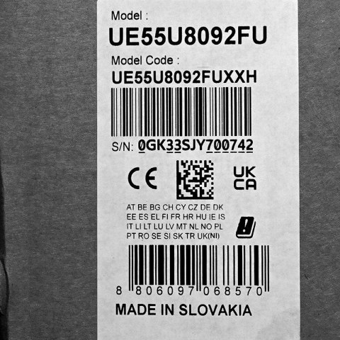 Telewizor Samsung UE55U8092F LED 55'' 4K Ultra HD Tizen Q-Symphony DVB-T2 Czarny Samsung
