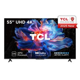 Telewizor TCL 55V6C DLED 55'' 4K Ultra HD Google TV Dolby Atmos DVB-T2 Metaliczny TCL