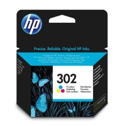 Tusz HP kolor HP 302, HP302=F6U65AE, 165 str.,4 ml Hewlett-Packard