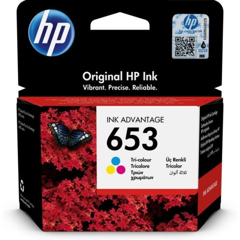 Tusz HP kolor HP 653, HP653=3YM74AE, 200 str. Hewlett-Packard