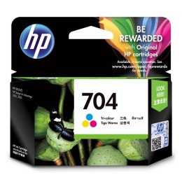 Tusz HP kolor HP 704, HP704=CN693AE, 200 str.,6 ml Hewlett-Packard