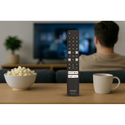 SAVIO PILOT UNIWERSALNY DO TV /ZAMIENNIK DO TV TCL - SMART TV RC-15 Savio