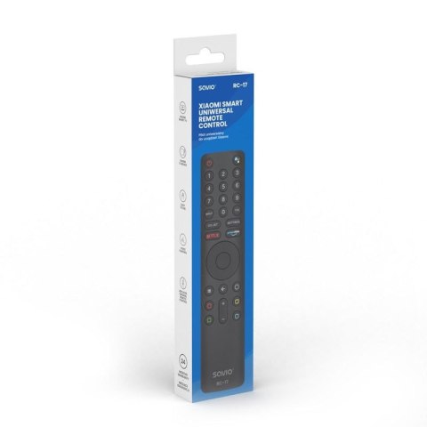 SAVIO PILOT UNIWERSALNY/ZAMIENNIK DO XIAOMI TV, SMART TV RC-17 Savio