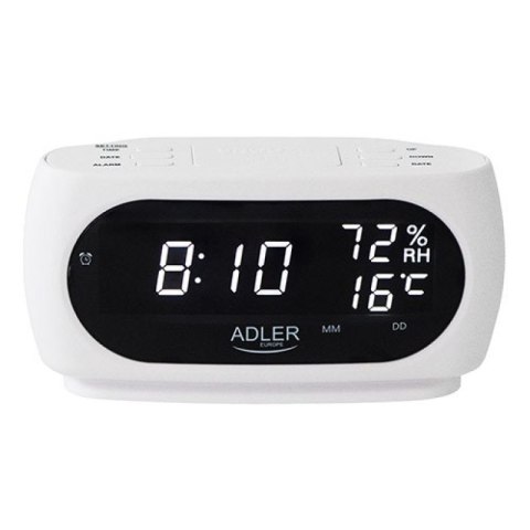 Budzik ADLER AD 1186 white Adler