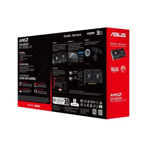 Karta graf. ASUS DUAL RX9060XT 16G Asus