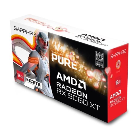 Karta graf. SAPPHIRE PURE RX 9060 XT GAMING OC 16GB Sapphire