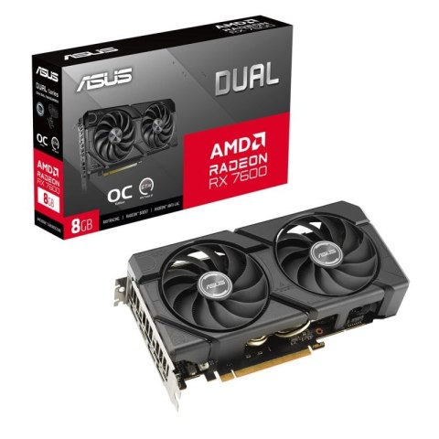 Karta graficzna ASUS Dual Radeon RX 7600 EVO OC 8GB GDDR6 Asus