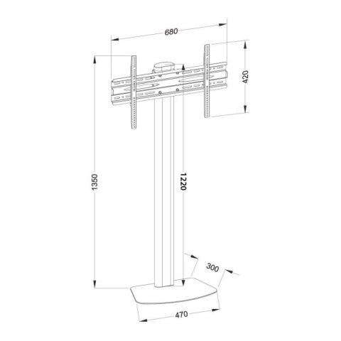 TECHLY STOJAK PODŁOGOWY TV LED/LCD 32-55 CALI 40KG TECHly