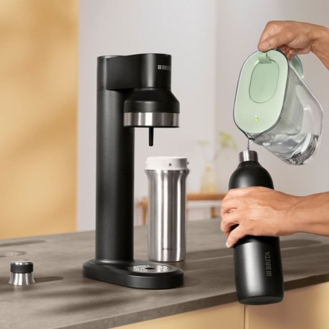 Butelka Brita sodaTRIO (0,65l; czarny) BRITA