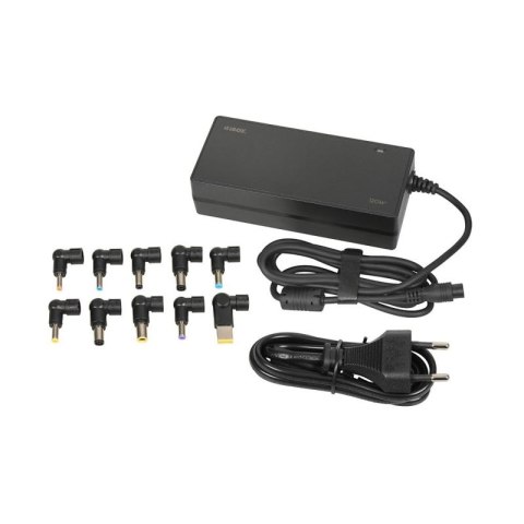 UNIWERSALNY ZASILACZ DO LAPTOPA I-BOX IUZ120WA AUTO, 10 WTYCZEK IBox