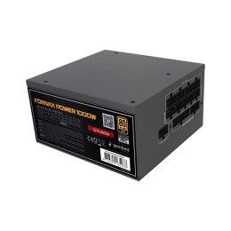 GEMBIRD ZASILACZ KOMPUTEROWY FORNAX POWER 1000W 80+ GOLD ATX, 1000W, AKTYWNE PFC, 12CM WENTYLATOR Gembird