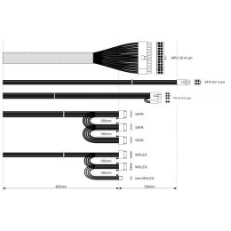 Zasilacz Akyga AK-B1-500 (500 W; Pasywne; 120 mm) Akyga
