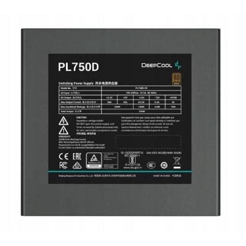 Zasilacz DeepCool PL750-D 750W 80 Plus Bronze DEEPCOOL