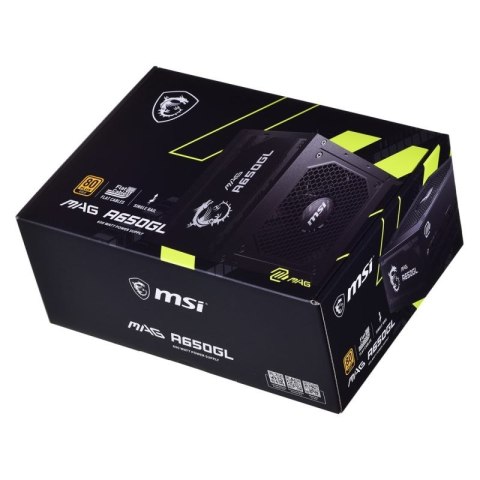 Zasilacz MSI MAG A650GL 650W 80+ Gold MSI