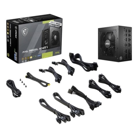 Zasilacz MSI MAG A850GL 850W PCIE5 II 80+ Gold ATX 3.1 MSI