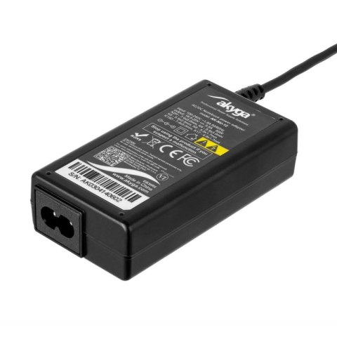 Zasilacz uniwersalny Akyga AK-NU-12 do notebooka (20 V; 3,5 A; 65W; 4.8 mm, 5.5 mm, 7.4 mm x 1.7 mm, 2.5 mm, 3 mm, 5 mm) Akyga