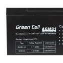 GREEN CELL AKUMULATOR ŻELOWY AGM01 6V 12AH Green Cell