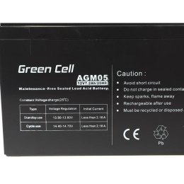 GREEN CELL AKUMULATOR ŻELOWY AGM05 12V 7,2AH Green Cell