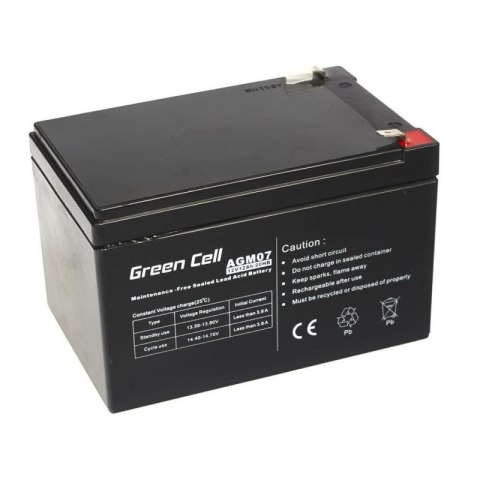 GREEN CELL AKUMULATOR ŻELOWY AGM07 12V 12AH Green Cell