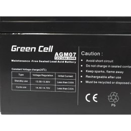 GREEN CELL AKUMULATOR ŻELOWY AGM07 12V 12AH Green Cell