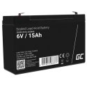 GREEN CELL AKUMULATOR ŻELOWY AGM40 6V 15AH Green Cell