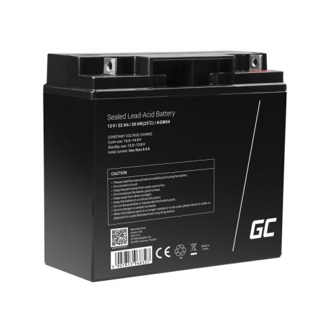 GREEN CELL AKUMULATOR ŻELOWY/AGM AGM54 12V 22AH Green Cell