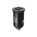 GREEN CELL ŁADOWARKA SAMOCHODOWA GC POWERRIDE NANO36 36W 6A 2X USB-A Green Cell